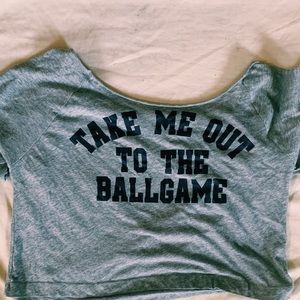 Victoria’s Secret PINK Baseball crop top